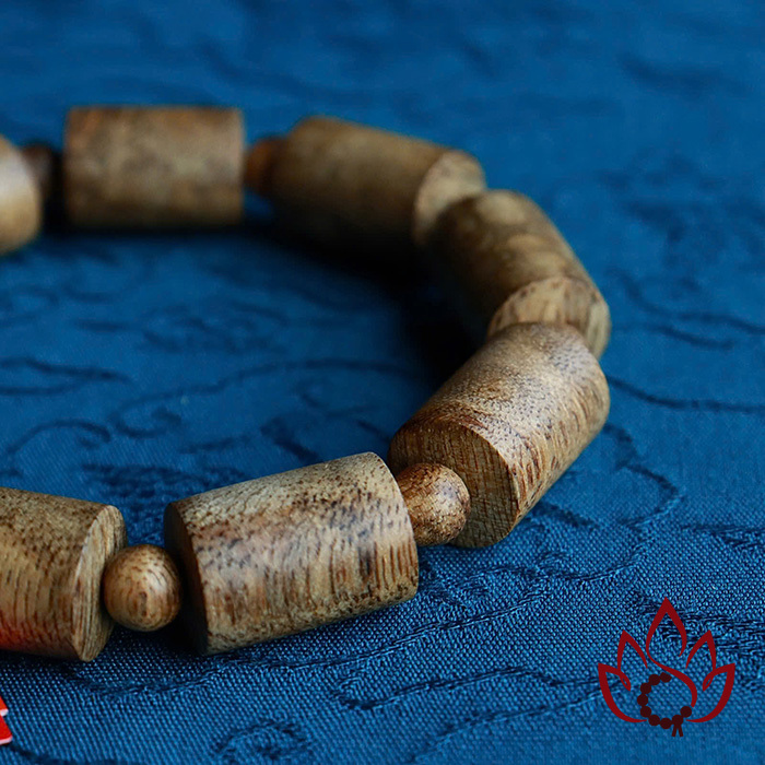 Vòng Trầm Hương Trụ Trúc | 12 Ly | Trầm Tốc Kiến Tự Nhiên